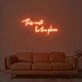 This Must Be The Place Neon Sign for Modern Living Rooms and Offices