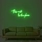 This Must Be The Place Neon Sign for Modern Living Rooms and Offices