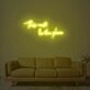 This Must Be The Place Neon Sign for Modern Living Rooms and Offices