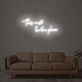 This Must Be The Place Neon Sign for Modern Living Rooms and Offices