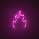 Fire Neon Sign for Dynamic and Energetic Spaces