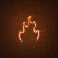 Fire Neon Sign for Dynamic and Energetic Spaces