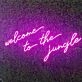 Welcome To The Jungle Neon Sign for Fun and Adventurous Spaces