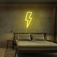 Lightning Bolt Neon Sign for Dynamic and Energetic Spaces