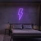 Lightning Bolt Neon Sign for Dynamic and Energetic Spaces