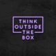 Think Outside The Box Neon Sign for Inspirational and Creative Spaces