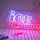 Ice Cream Neon Sign for Sweet and Fun Spaces