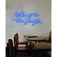 Welcome To The Jungle Neon Sign for Adventurous and Fun Spaces