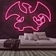 Charizard Neon Sign for Anime Fans