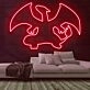 Charizard Neon Sign for Anime Fans