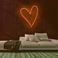 Heart Neon Sign for Romantic and Loving Spaces