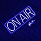 On Air Neon Sign for Studios and Broadcasting Spaces