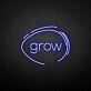 'Grow' neon sign