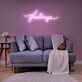 Feelings Neon Sign for Emotional and Artistic Spaces
