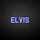 ELVIS' neon sign
