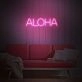 Aloha Neon Sign for Tropical and Welcoming Spaces