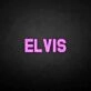 ELVIS' neon sign