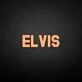 ELVIS' neon sign