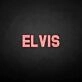 ELVIS' neon sign