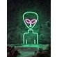 Alien Neon Sign for Whimsical and Fun Spaces