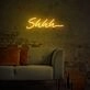 Shhh Keep Quiet Neon Sign for Quiet and Relaxation Spaces