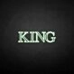 KING' neon sign