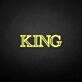 KING' neon sign