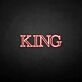 KING' neon sign