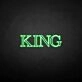 KING' neon sign