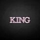 KING' neon sign