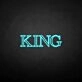 KING' neon sign