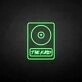 CD' neon sign