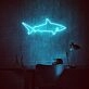 Shark Neon Sign for Bold and Fun Spaces