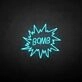 'Bomb' neon sign