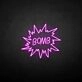 'Bomb' neon sign
