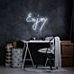 Enjoy Neon Sign for Positive and Fun Spaces