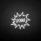 'Bomb' neon sign