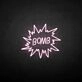 'Bomb' neon sign