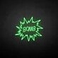 'Bomb' neon sign
