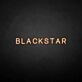 'BLACKSTAR' neon sign