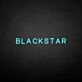 'BLACKSTAR' neon sign