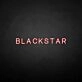 'BLACKSTAR' neon sign