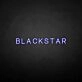 'BLACKSTAR' neon sign