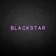 'BLACKSTAR' neon sign