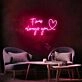 It Was Always You Neon Sign perfect for romantic bedroom settings