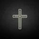 'Crucifix' neon sign