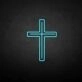 'Crucifix' neon sign