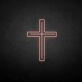 'Crucifix' neon sign
