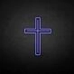 'Crucifix' neon sign