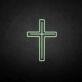 'Crucifix' neon sign